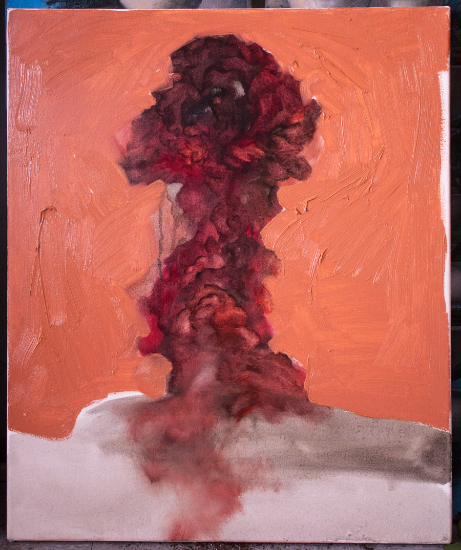 explosion painting