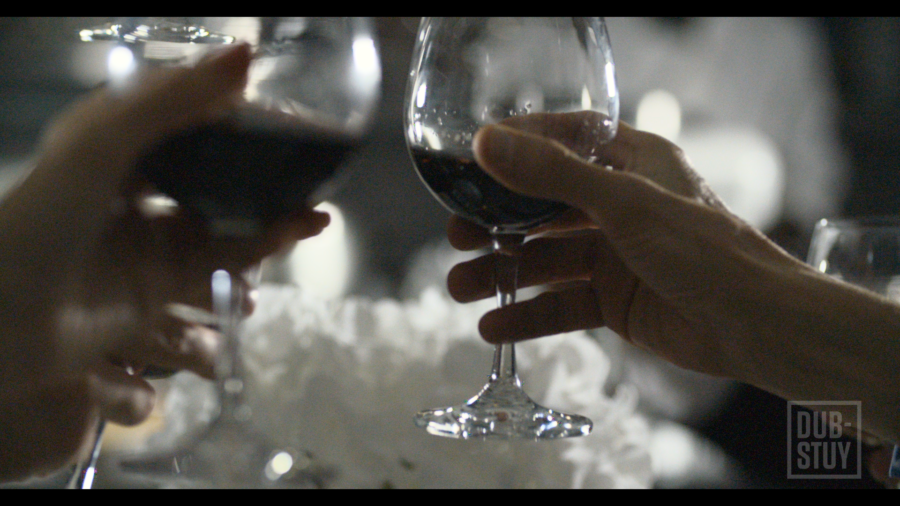 wine toasting music video